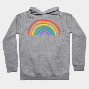 Hand drawn pride rainbow Hoodie